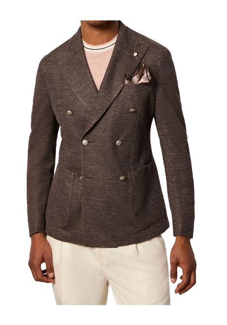 Giacca LBM 1911 uomo 2813 55209 testa di moro Tom doppiopetto jersey L.B.M. 1911 | Giacche | 2813552096